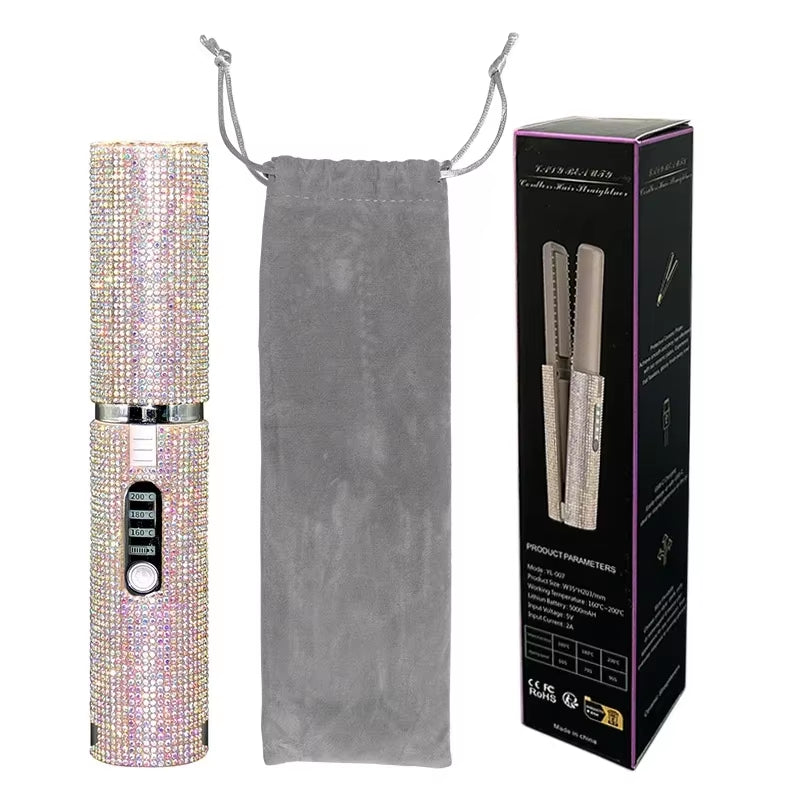 Mini Diamond Hair Straightener