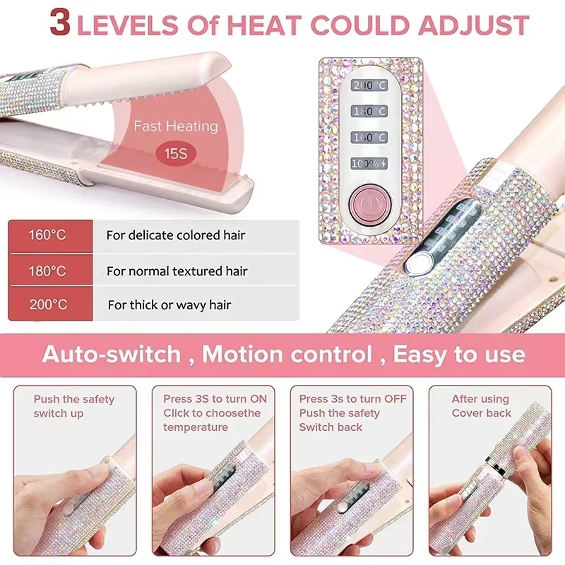 Mini Diamond Hair Straightener