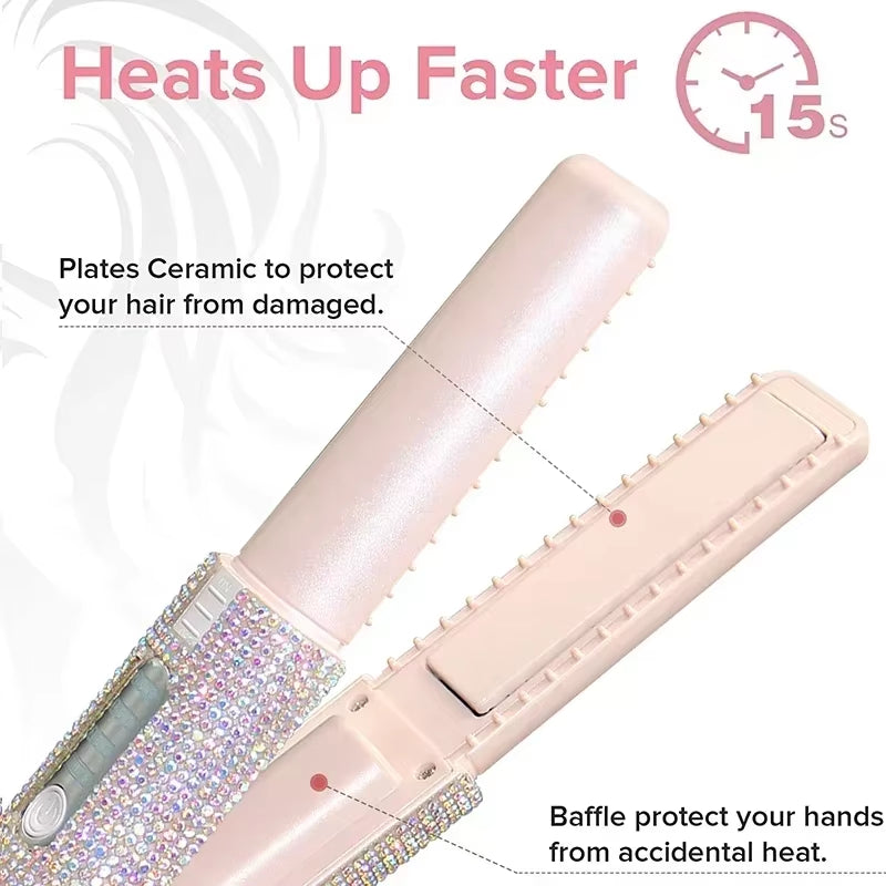 Mini Diamond Hair Straightener