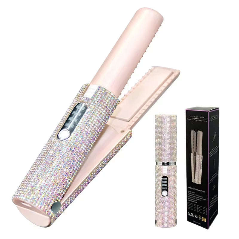Mini Diamond Hair Straightener