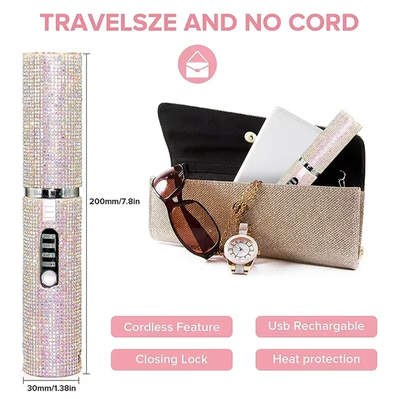 Mini Diamond Hair Straightener